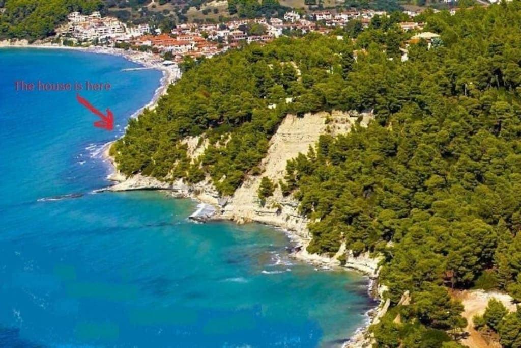 Seaside Beach House Síviri Eksteriør bilde